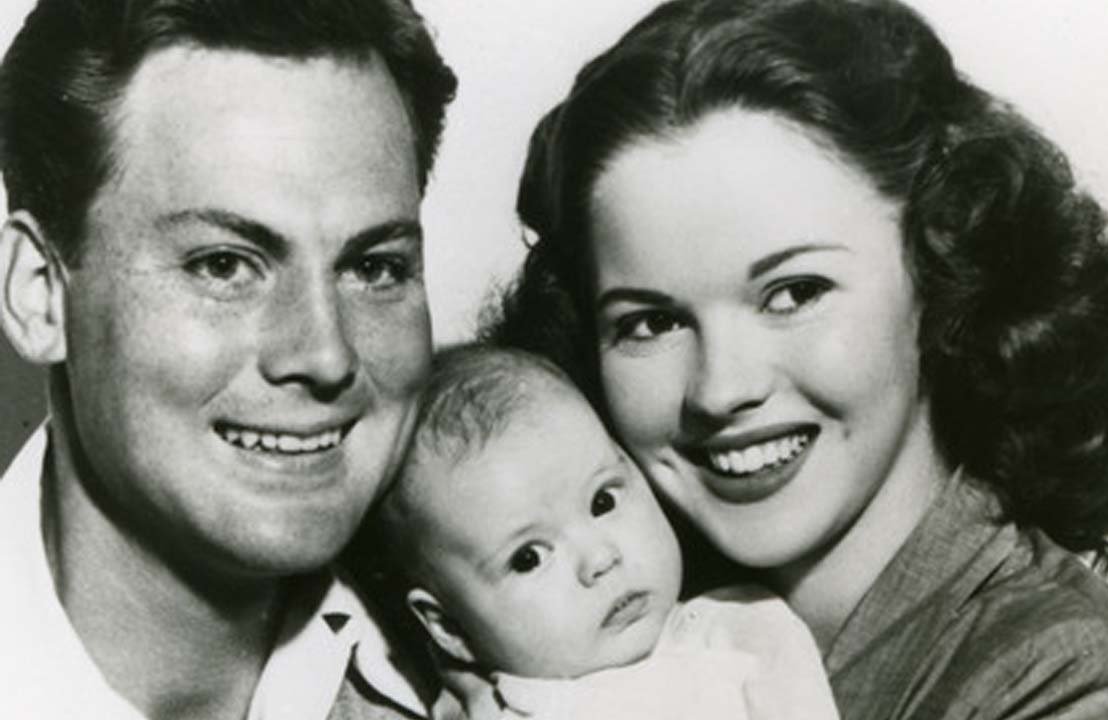 Her Parents, Shirley Temple and John Agar