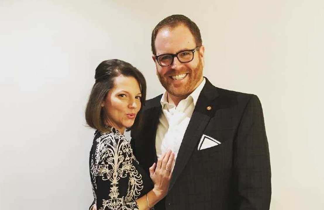 Hallie Gnatovich and Josh Gates' Wedding
