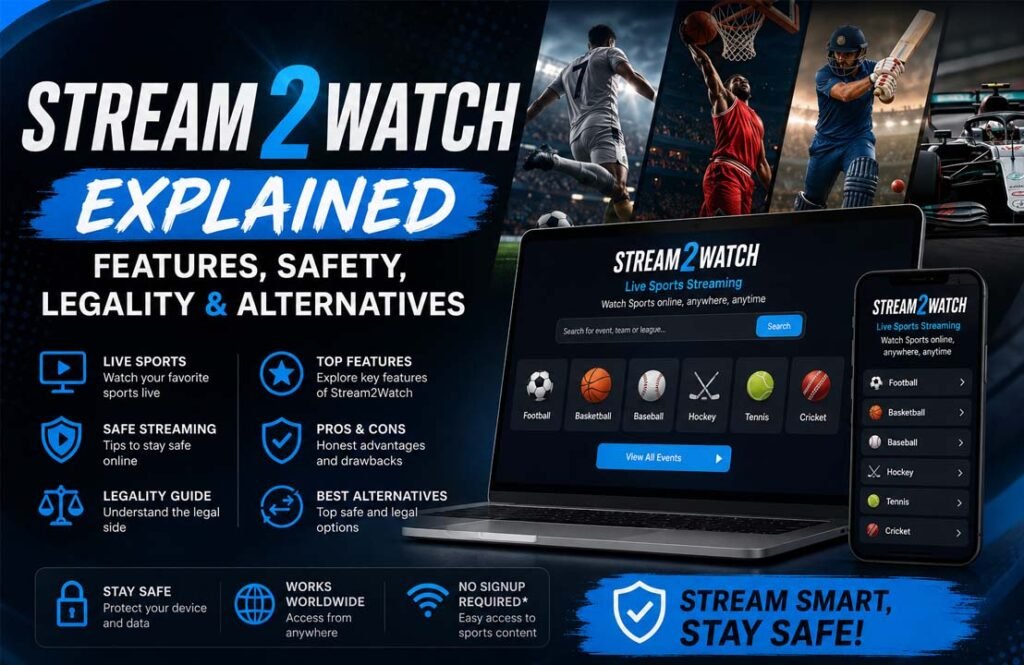 Stream2Watch Explained: Features, Safety, Legality, and Alternatives Stream2Watch