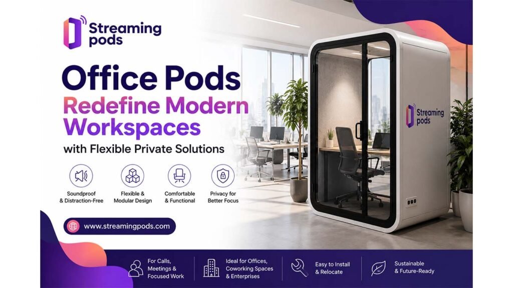 Office Pods Redefine Modern Workspaces with Flexible Private Solutions Office Pods Redefine Modern Workspaces with Flexible Private Solutions