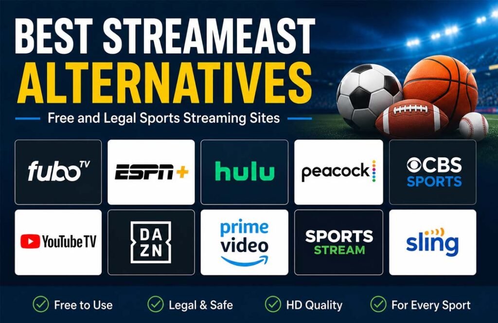 Best StreamEast Alternatives: Free and Legal Sports Streaming Sites StreamEast Alternatives