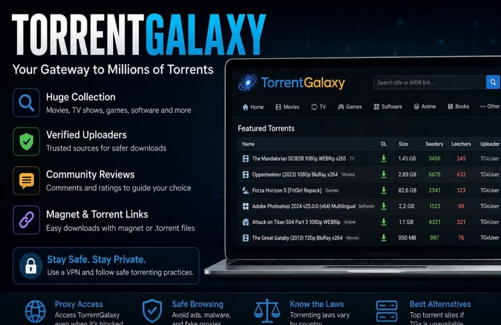 TorrentGalaxy: What It Is, How It Works, Safety, and Best Alternatives TorrentGalaxy