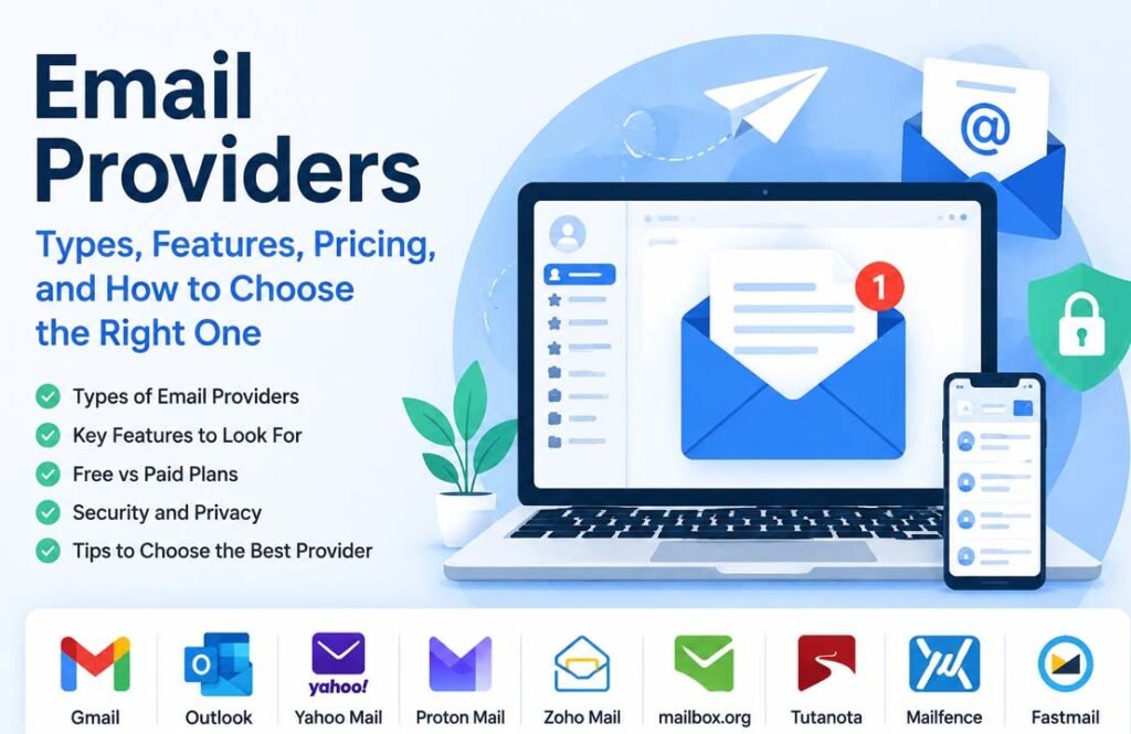 Email Providers Explained: Types, Features, Pricing, and How to Choose the Right One Email Providers