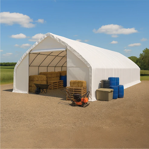 Straight Walls Give a Warehouse Building Usable Floor at the Perimeter